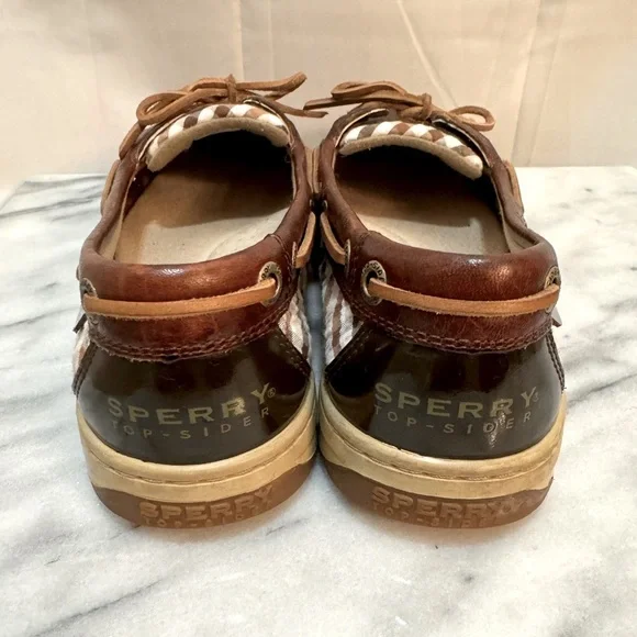 Sperry Angelfish Varsity Boat Shoe, Dark Brown - Picture 9 of 9